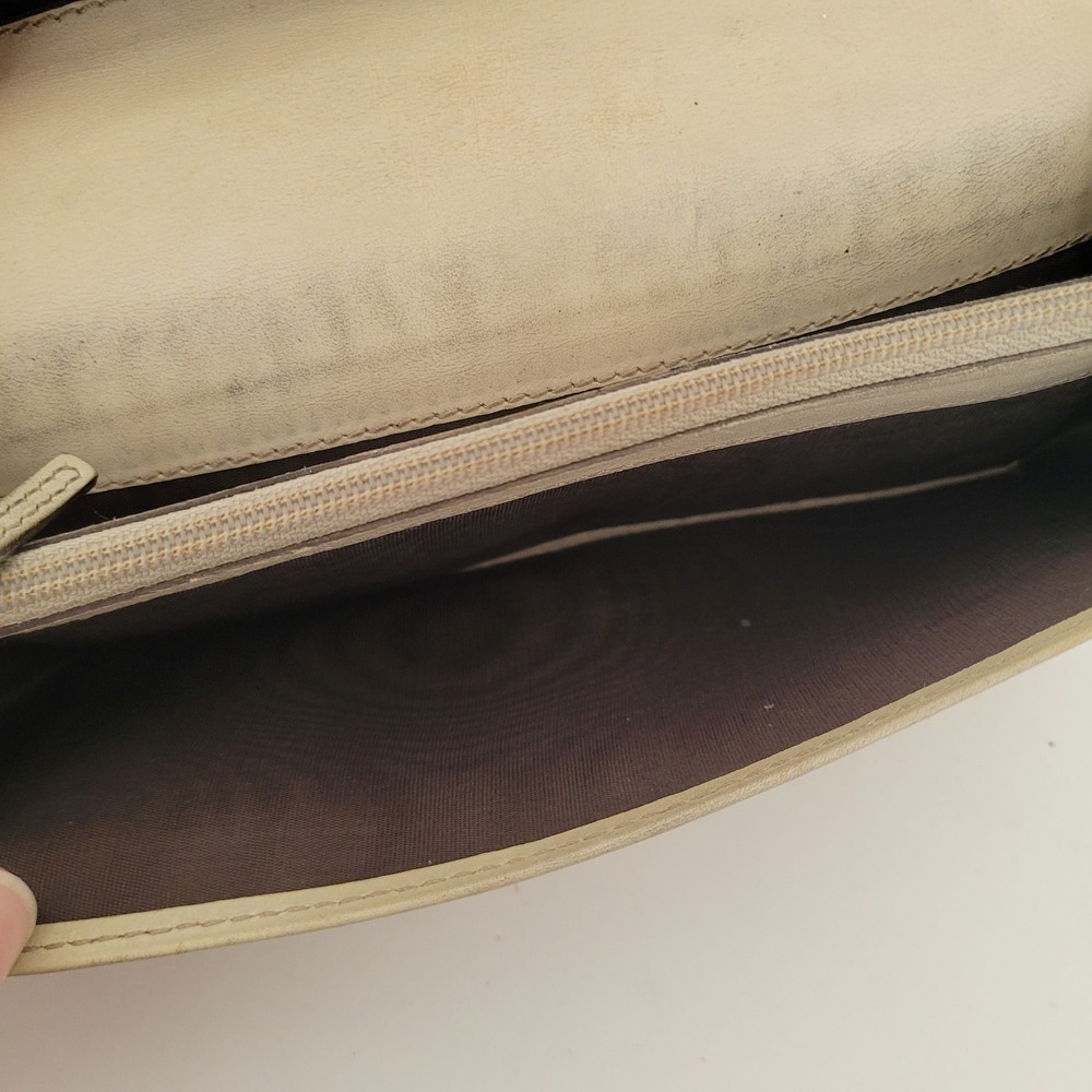 Gucci Guccissima Long Continental Wallet Bone White Leather 115229-2149‎ - Picture 8 of 14